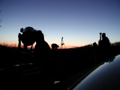 Aufbau vor der Venus