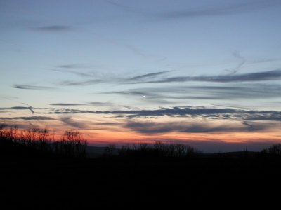 Venus in den Abendwolken