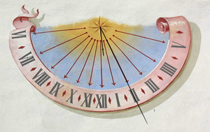 Äquatoriale Sonnenuhr